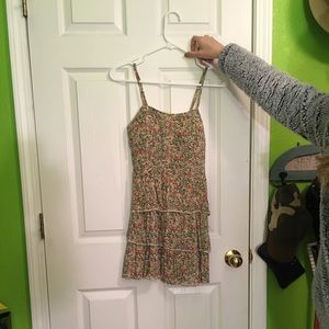 Short, ruffled dress